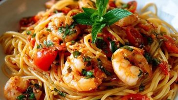 Chili-Knoblauch-Garnelenpasta