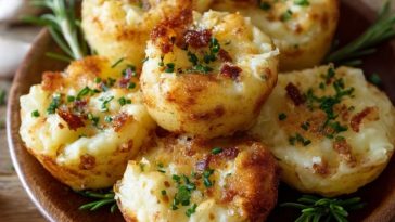 Gefüllte Kartoffelpüree-Häppchen