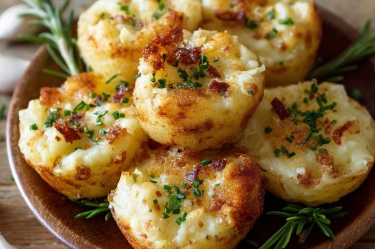 Gefüllte Kartoffelpüree-Häppchen