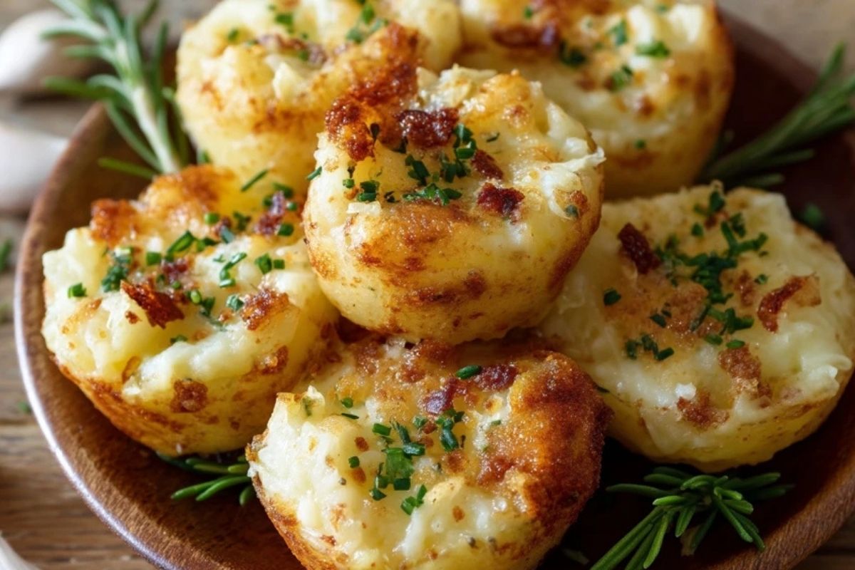 Gefüllte Kartoffelpüree-Häppchen