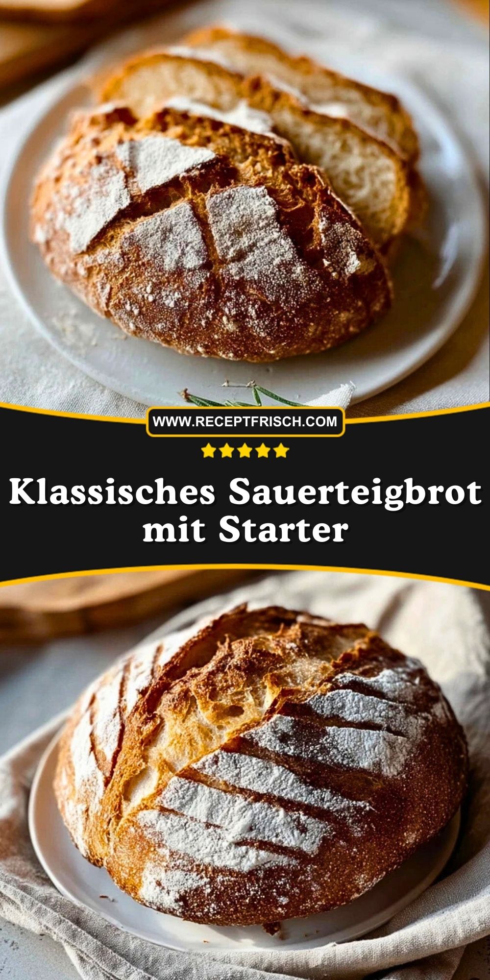 Klassisches Sauerteigbrot mit Starter