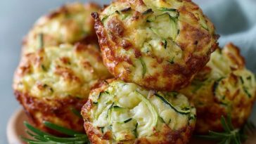 Knusprige Parmesan-Zucchini-Kartoffel-Muffins