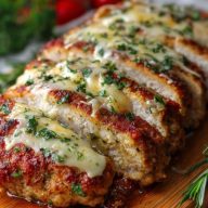 Parmesan-Hähnchen-Hackbraten