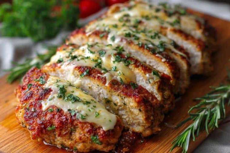 Parmesan-Hähnchen-Hackbraten