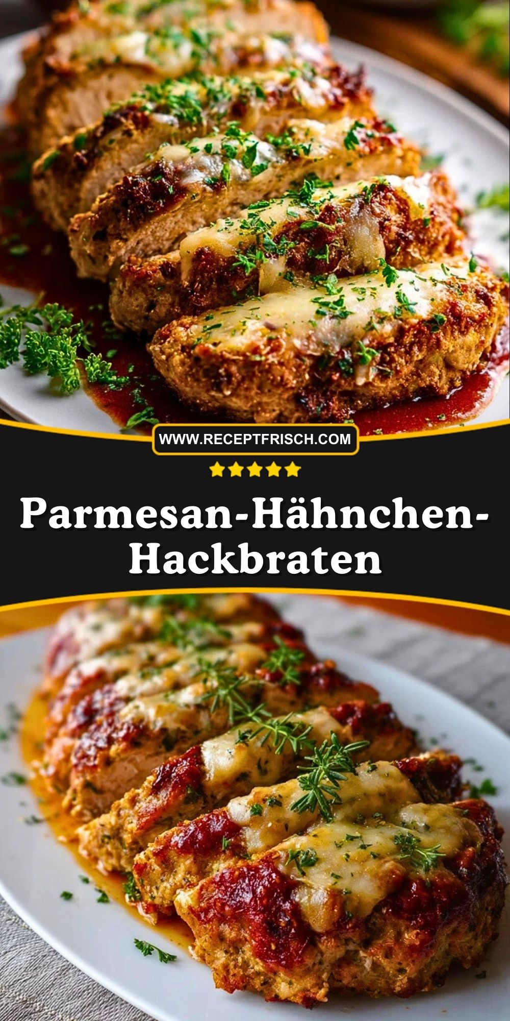 Parmesan-Hähnchen-Hackbraten