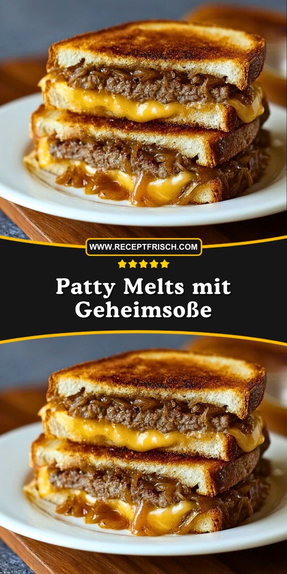 Patty Melts mit Geheimsoße
