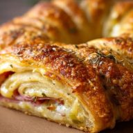 Pikanter italienischer Crescent-Ring (Hörnchenkranz)