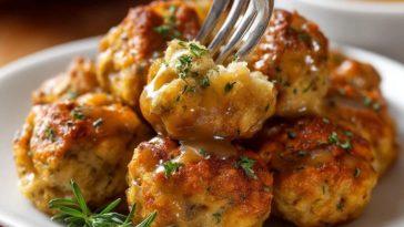 Thanksgiving-Stuffing-Bällchen