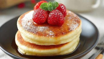 Wackelige japanische Pfannkuchen