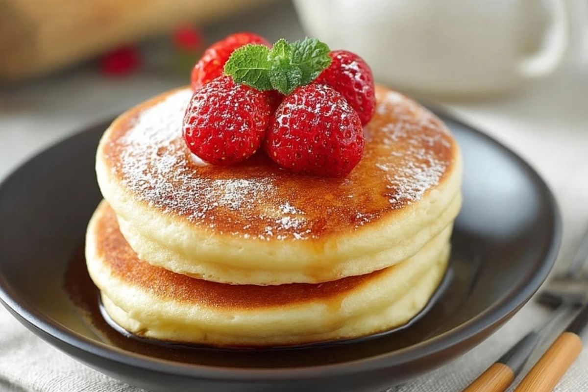 Wackelige japanische Pfannkuchen