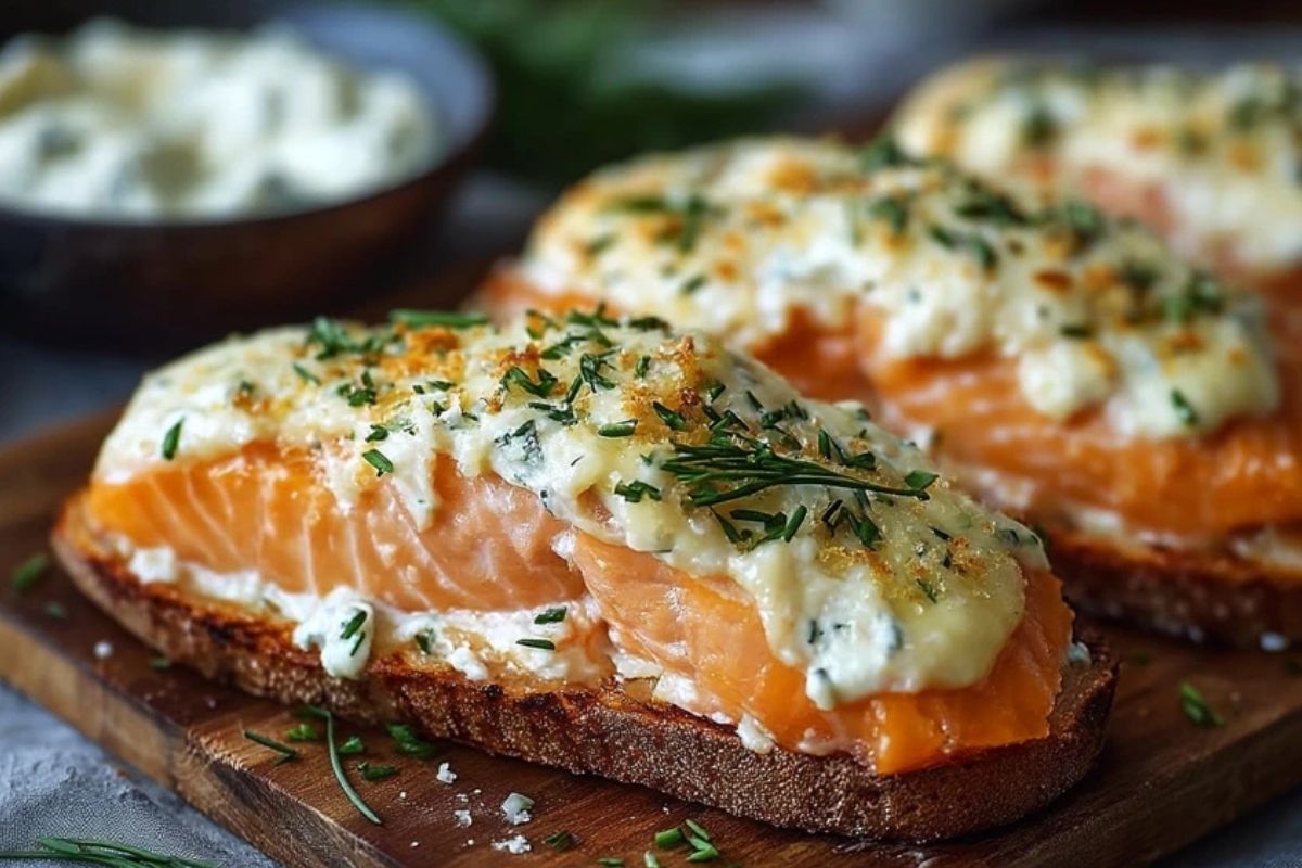 Boursin Überbackener Lachs