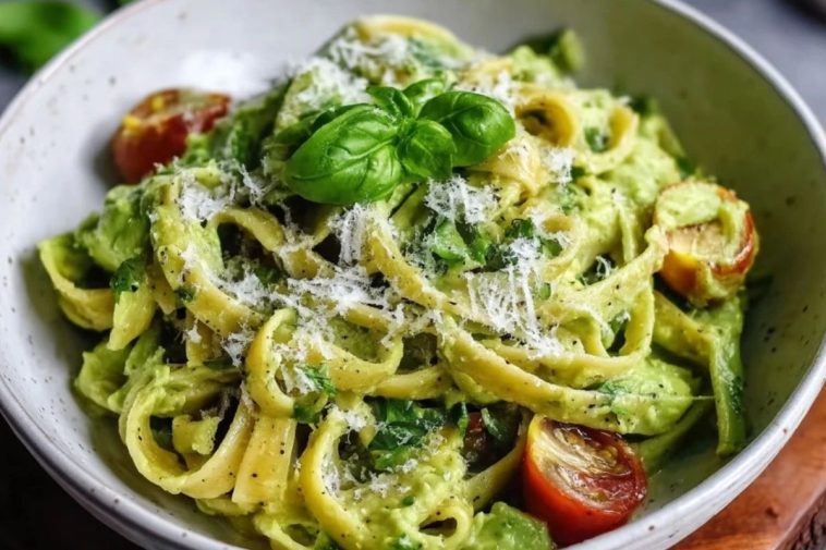 Cremige Avocado-Pasta in 15 Minuten