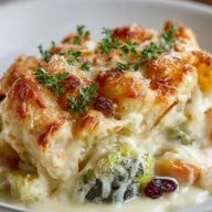 Cremiger Wintergemüseauflauf