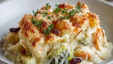 Cremiger Wintergemüseauflauf