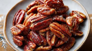 Einfach Karamellisierte Pecannüsse