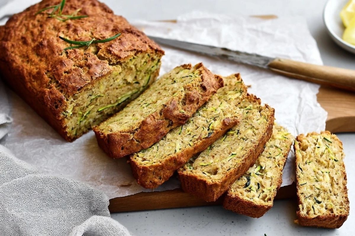 Einfaches Glutenfreies Zucchinibrot