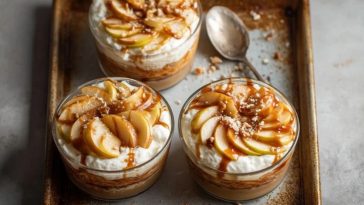 Espresso Apfel Frischkäse Plunderteilchen