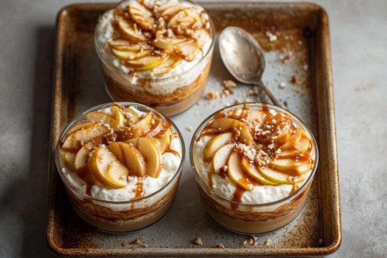 Espresso Apfel Frischkäse Plunderteilchen