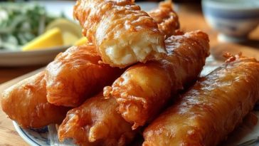 Frittierte Fischstäbchen
