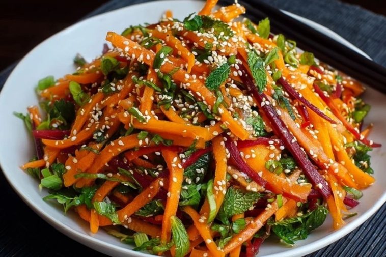 Karotten-Sesam-Salat