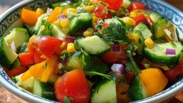 Mexikanischer Gurkensalat