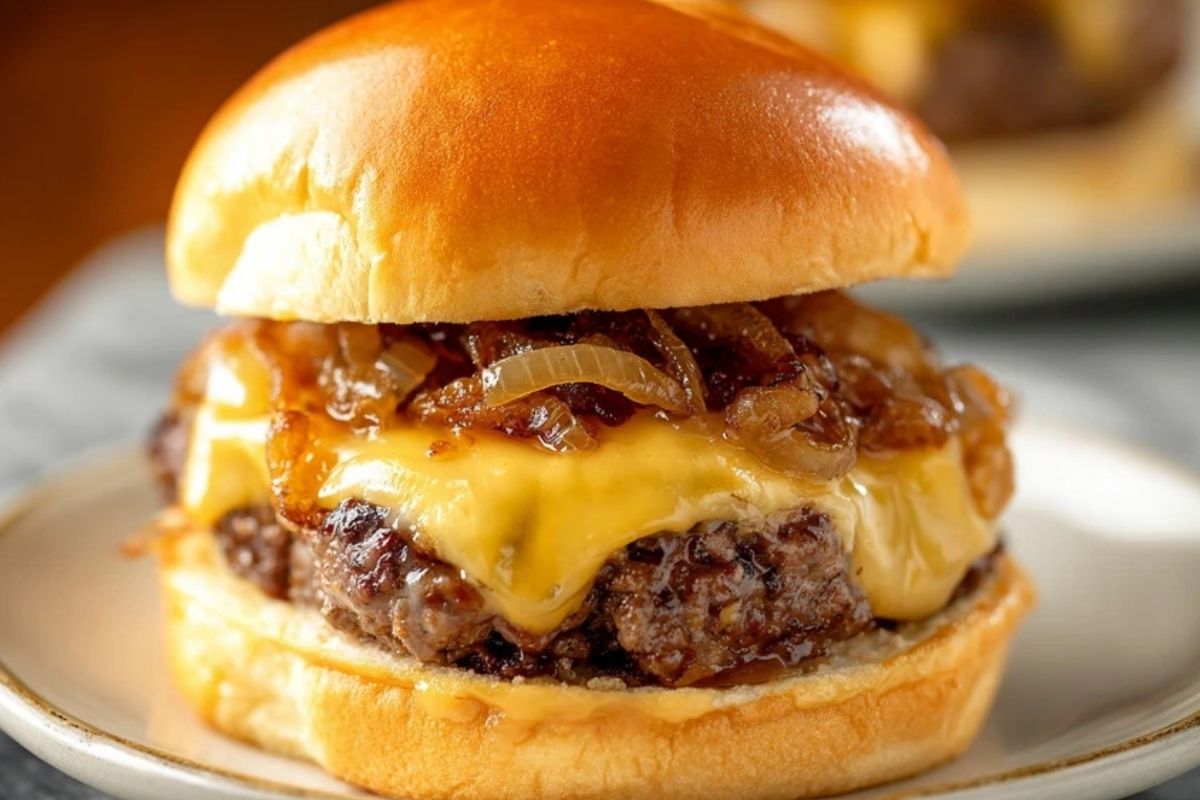 Oklahoma Gebratene Zwiebelburger