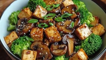 Pilz-Tofu-Pfanne