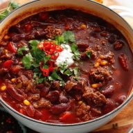 Ultimatives Rindfleisch-Chili