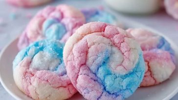 Wolkenweiche Zuckerwatte-Plätzchen