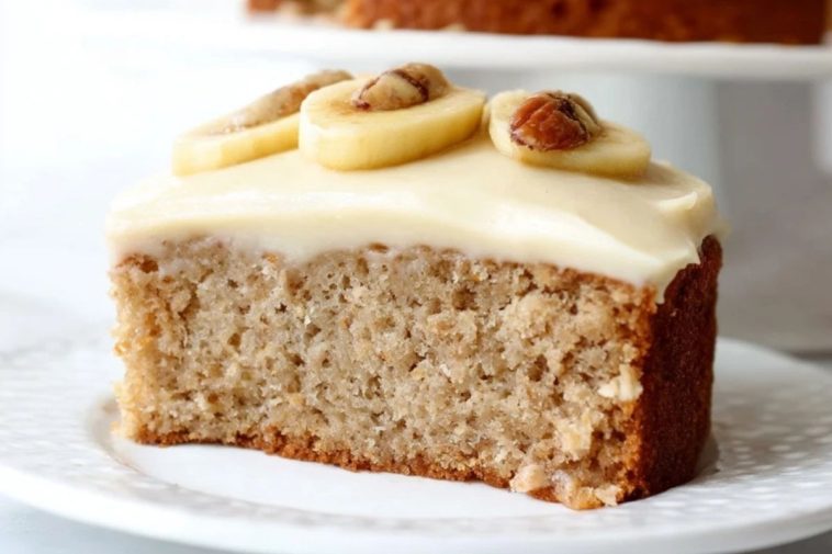 Bananenkuchen mit Frischkäse-Frosting