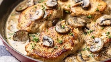 Boursin Hähnchen in Sahnesauce