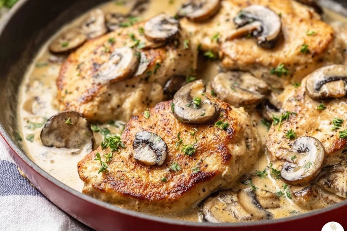 Boursin Hähnchen in Sahnesauce