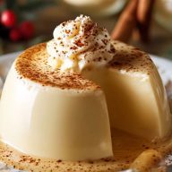 Cremige Eierlikör Panna Cotta