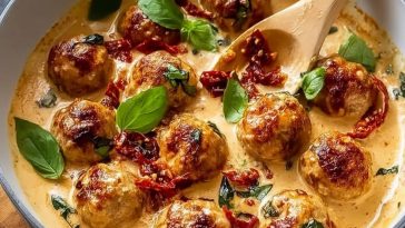 Cremige Heiratsantrag-Hähnchenfleischbällchen