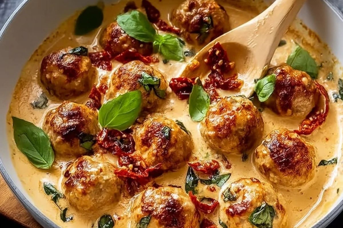 Cremige Heiratsantrag-Hähnchenfleischbällchen