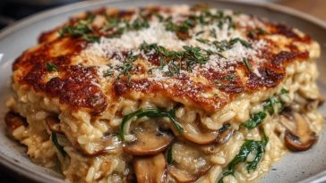 Cremiges Pilzrisotto
