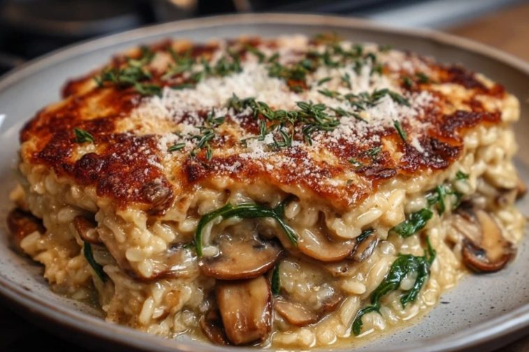 Cremiges Pilzrisotto