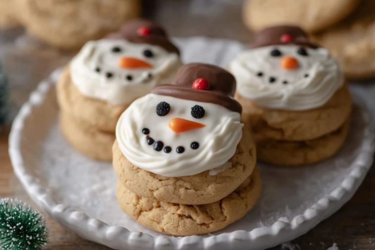 Die Besten Geschmolzenen Schneemann Erdnussbutterkekse