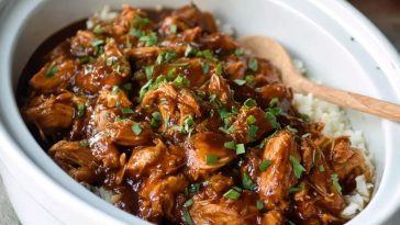 Honig-Knoblauch-Hühnchen aus dem Slow Cooker