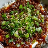 Honig-Scharfes Rinderhack-Bowl