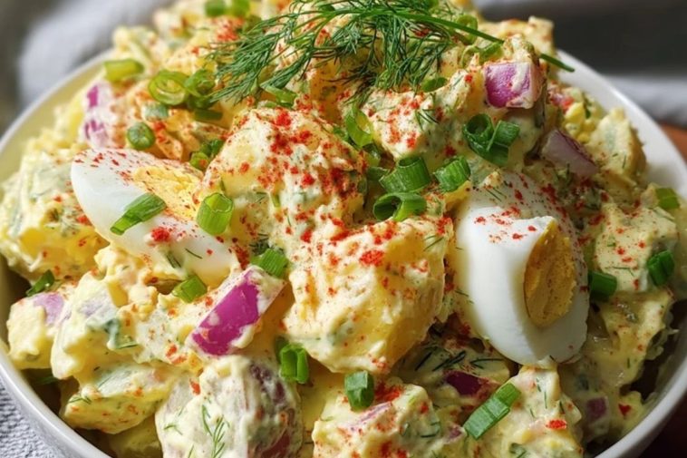 Klassischer Amerikanischer Kartoffelsalat