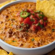 Köstlicher Crockpot Rotel Dip Mit Hackfleisch