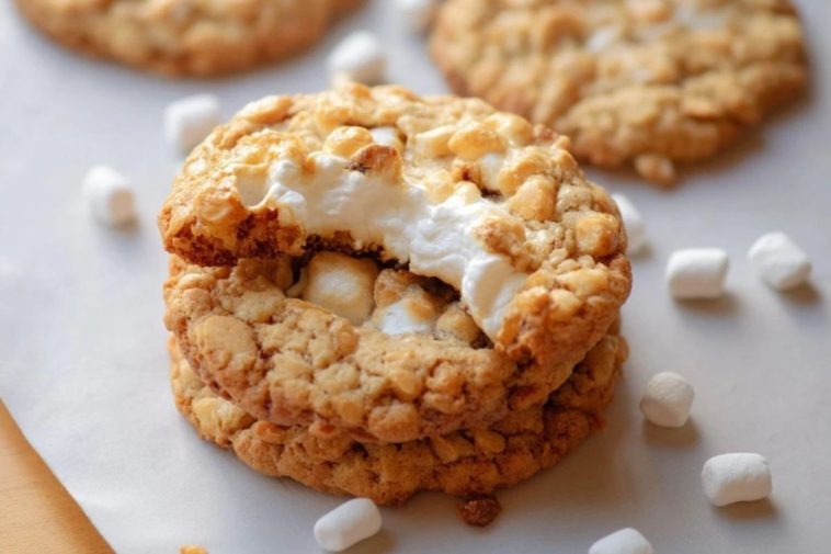 Krosse Marshmallow Kekse