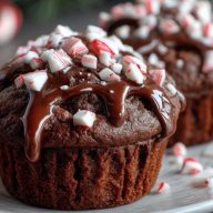 Pfefferminz-Schokoladen-Muffins