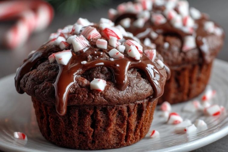 Pfefferminz-Schokoladen-Muffins