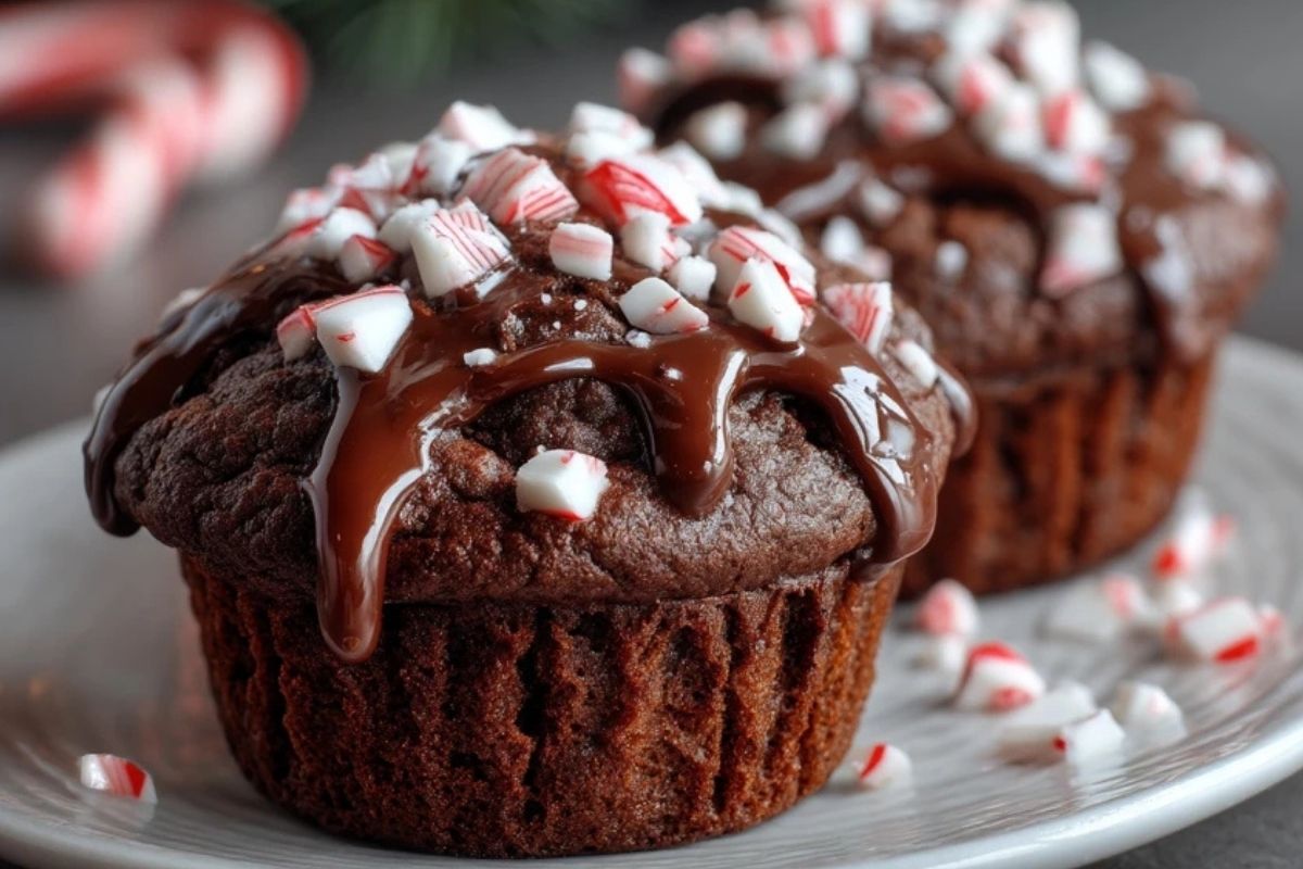 Pfefferminz-Schokoladen-Muffins