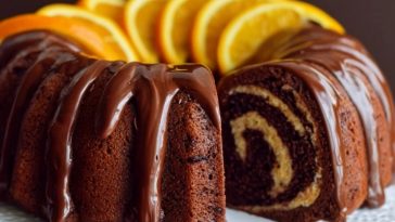 Schokoladen-Orange Gugelhupf