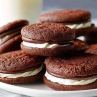 Schokoladen-Sandwich-Kekse