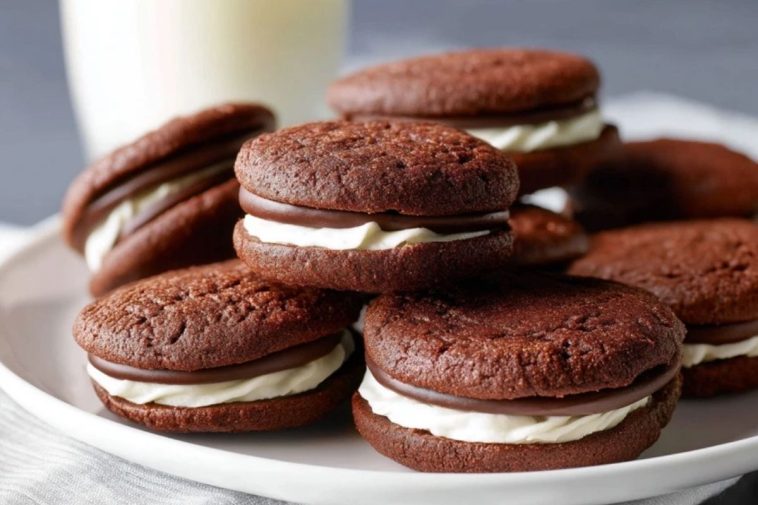 Schokoladen-Sandwich-Kekse
