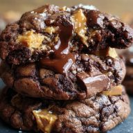 Schokoladen-Toffee-Kekse